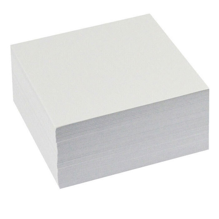 Esselte 500 Sheets Memo Cube Paper/Notes Refill 95 x 95mm Home/Office ...