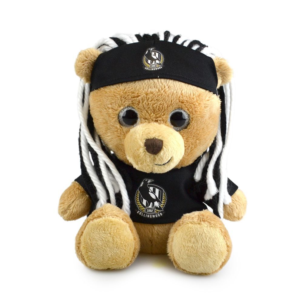 AFL Sparkle Fanatic Collingwood Kids 20cm Soft Bear Toy 3y+ - Online ...