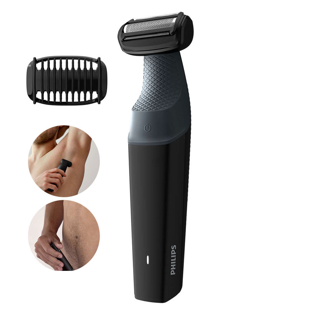 Philips BG3010 Men Body Hair Shaver/WaterProof Cordless Groomer Clipper  Trimmer