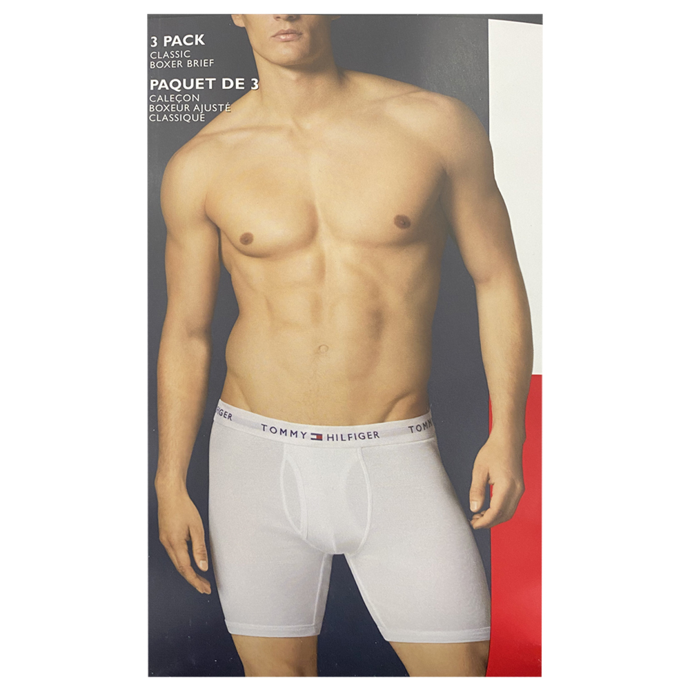 3PK Tommy Hilfiger Men's XL Size Cotton Classic Boxer Briefs