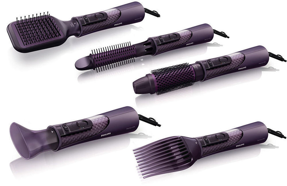 Philips Hp8656 Ionic Care Hair Dryer Ceramic Coated Brush Curler