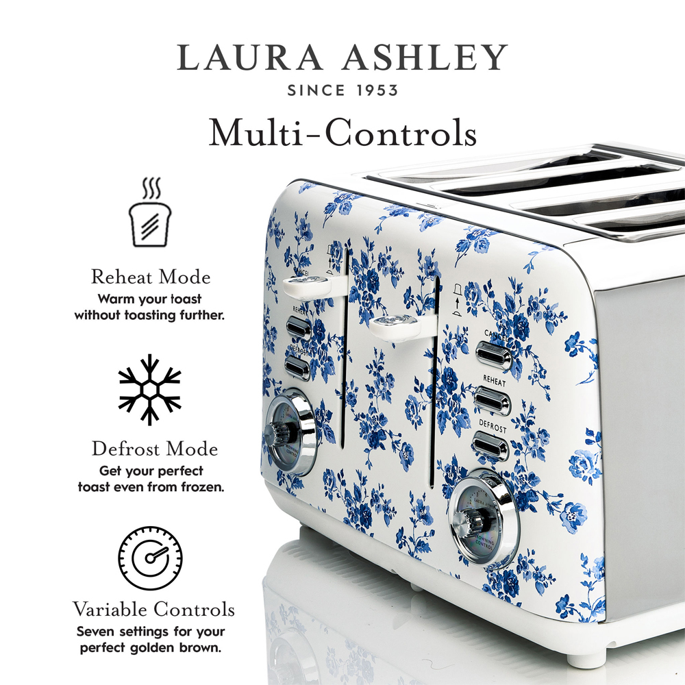 Laura Ashley 2-Slice Toaster, China Rose