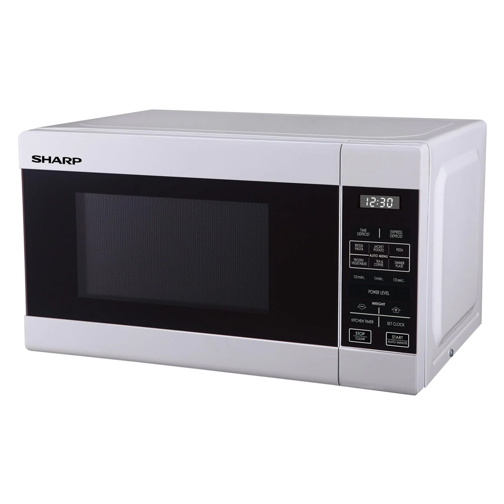 sharp 20l 750w microwave white