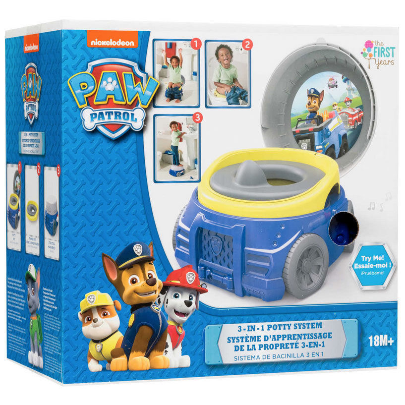 paw patrol potty chair