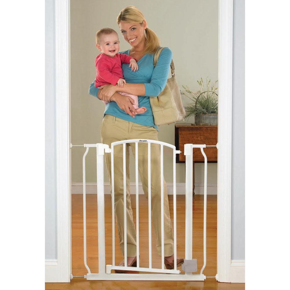 The First Years Y3600 Hands-Free Gate - Pet/Dog/baby Safety Gates/82cm ...