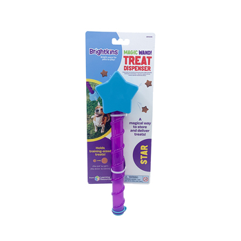 Brightkins Magic Wand Bolt Treat Dog Toy Dispenser