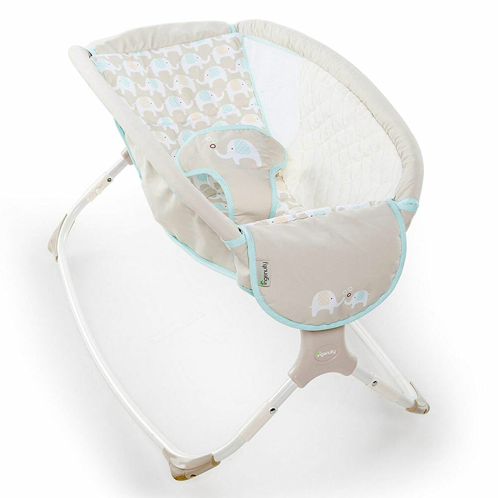 Ingenuity Rocking Soothe Baby Newborn Infant Cradle Cot Bed Sleeper 