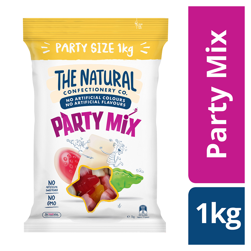 The Natural Confectionery Co. 1kg Party Mix Refresh Lollies - Online