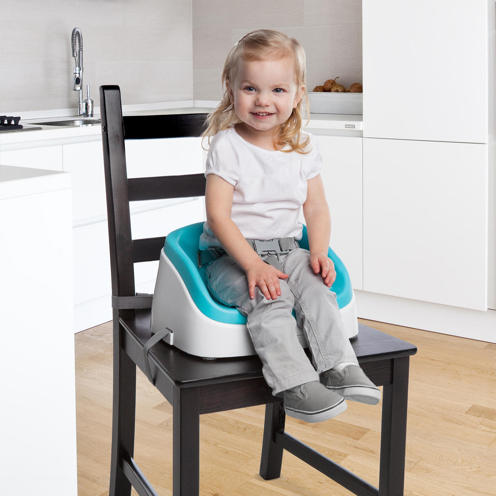 Ingenuity SmartClean Aqua Kids/Toddler Portable Seat Booster High Chair