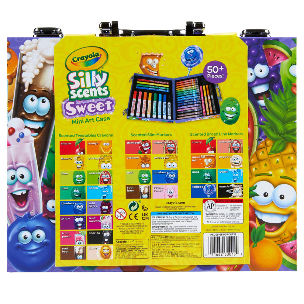 Crayola Silly Scents Mini Art Case - Inspiring Young Minds to Learn