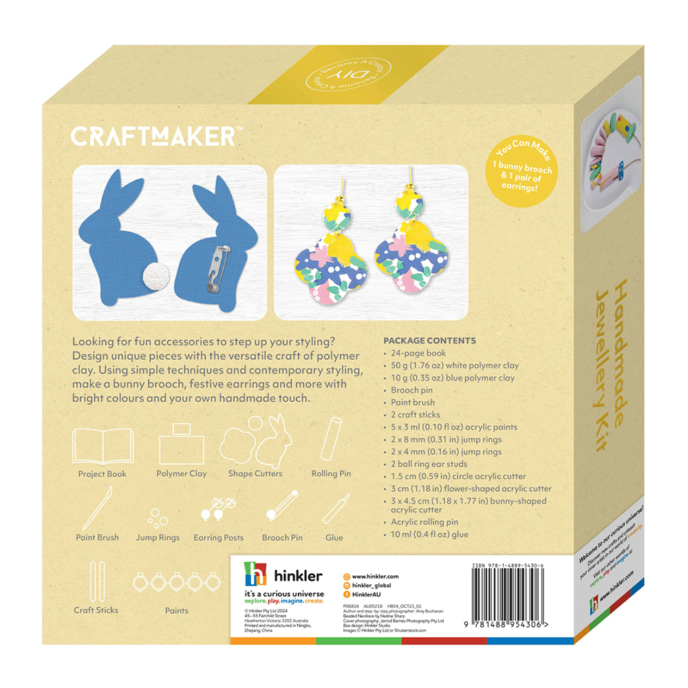 Craft Maker Polymer Clay Jewellery Kit