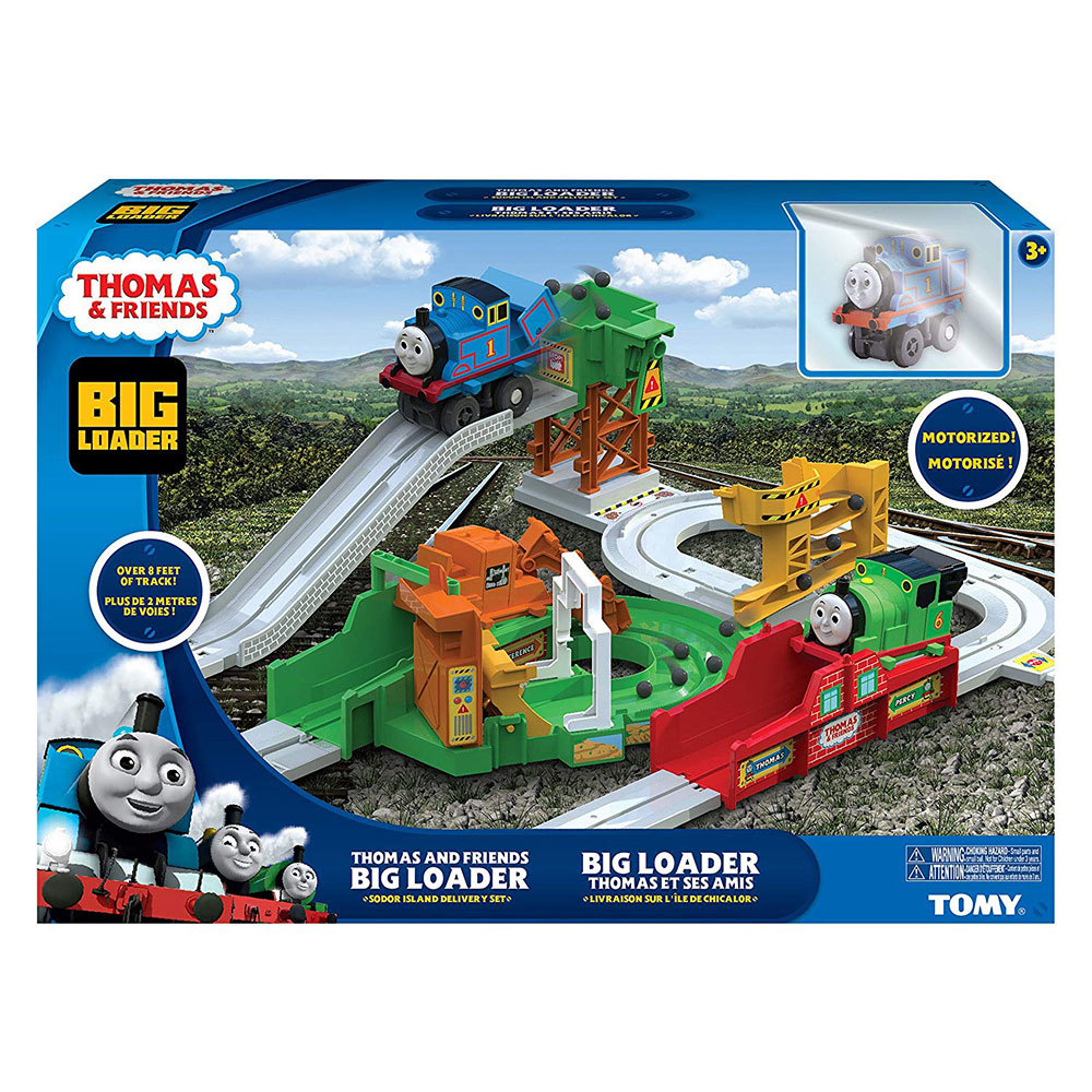 Thomas & Friends Big Loader Motorise/Electric Train w/ 2m Track/Kids ...