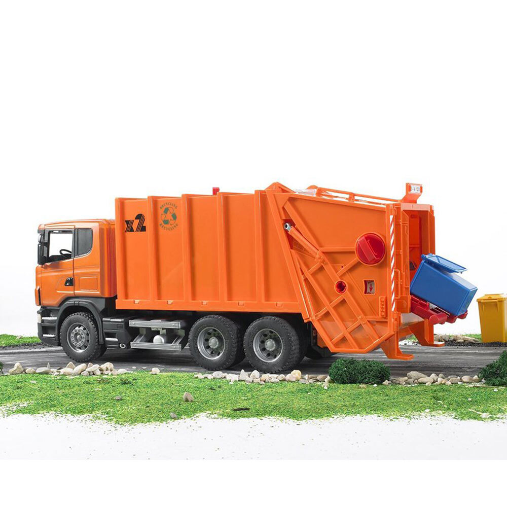 bruder garbage truck on sale