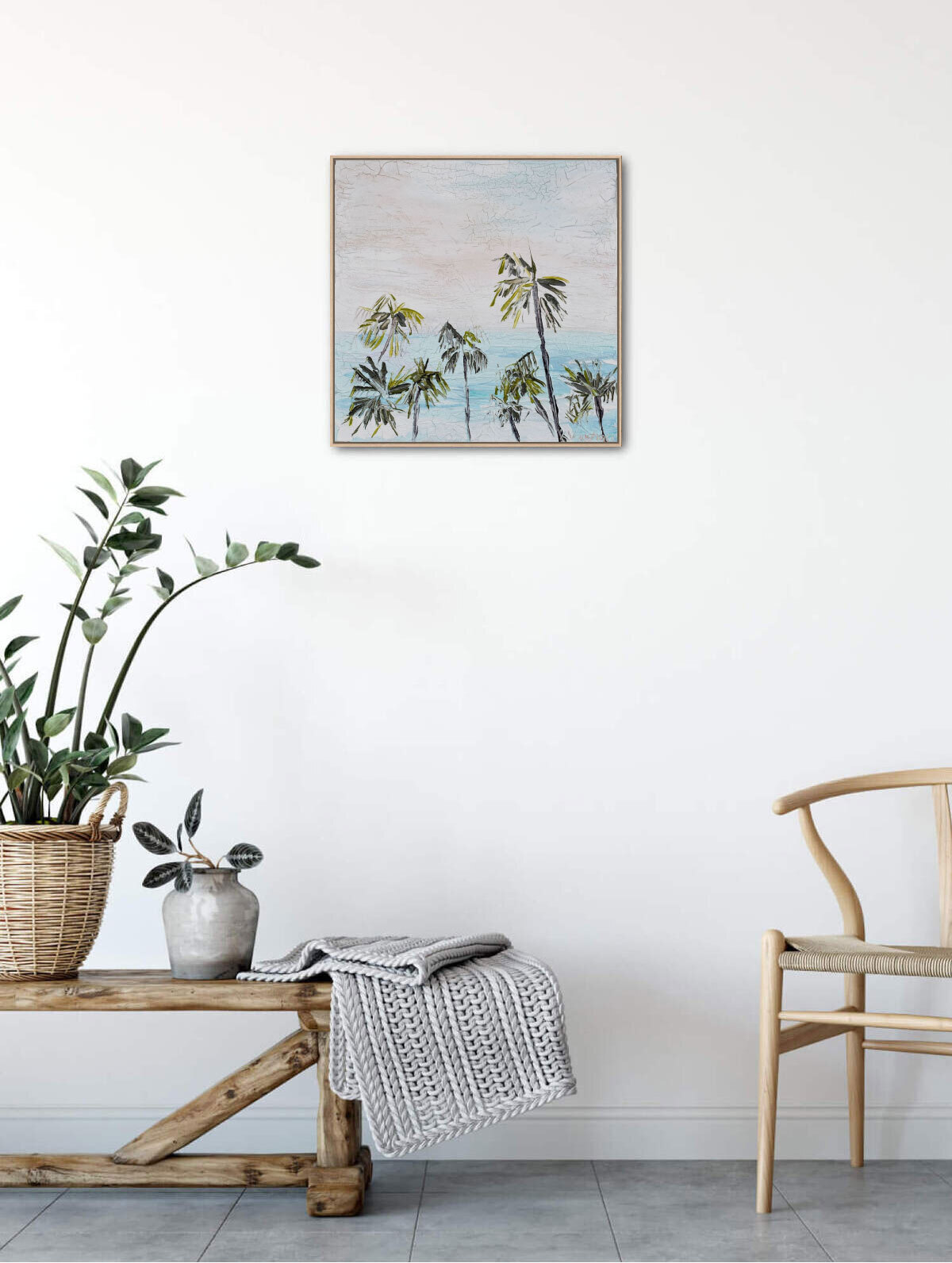 Rayell The Artist Lab Kristie Vaughan 60x60cm Wall Art - Palm Beach ...