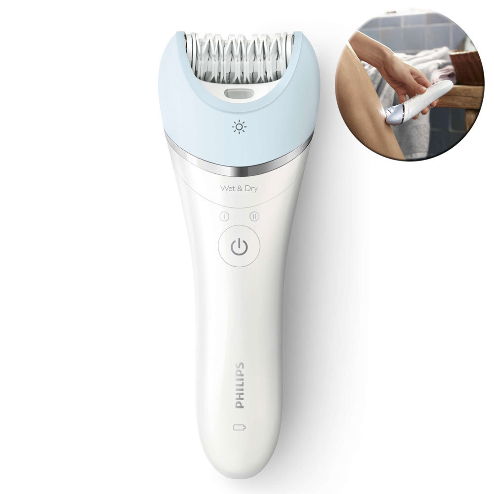 Philips BRE605 Satinelle Wet/Dry Women Electric Epilator Hair Removal ...