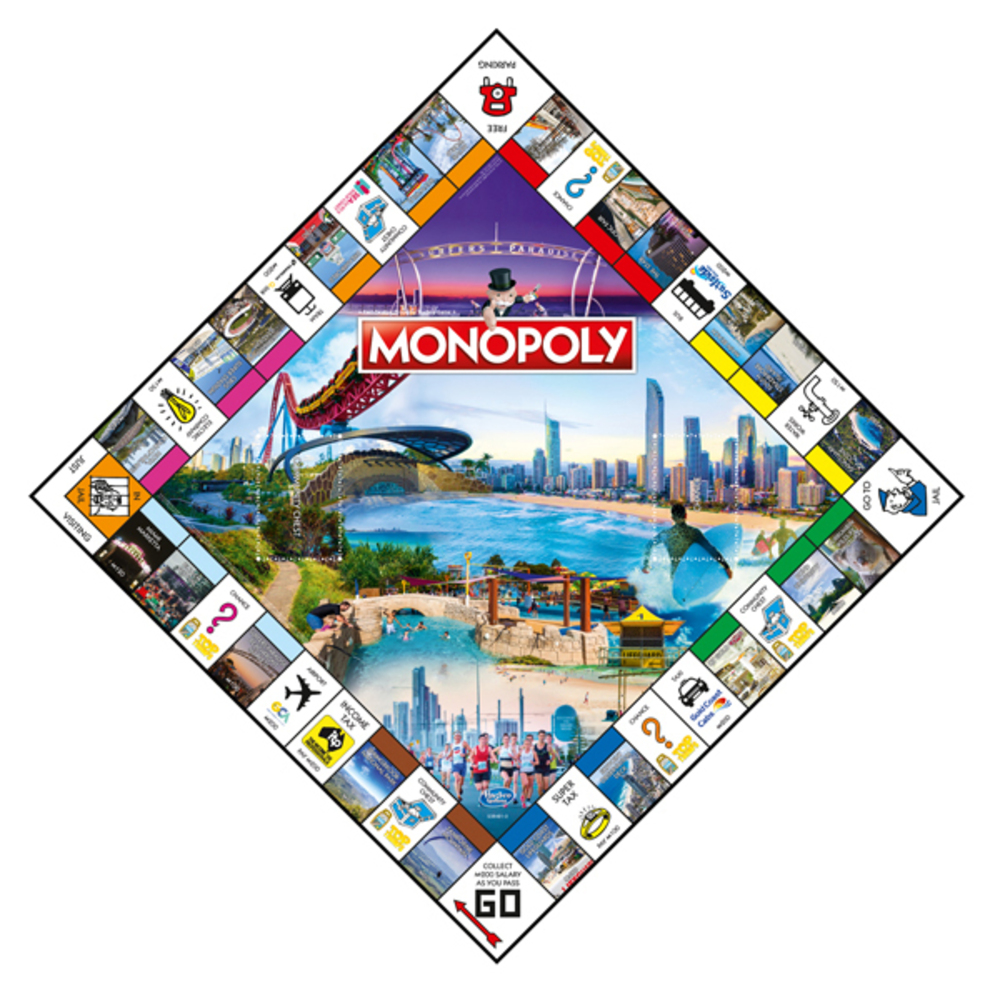 2PK Monopoly Kids/Family Board Game 8y+ Australian Brisbane & Gold ...