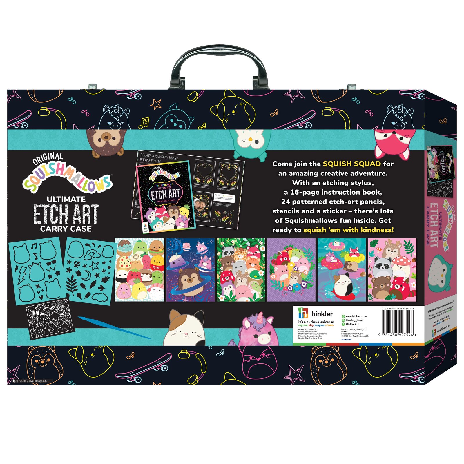 Kaleidoscope Etch Art Creations Squishmallows Carry Case Activity Kit -  Online