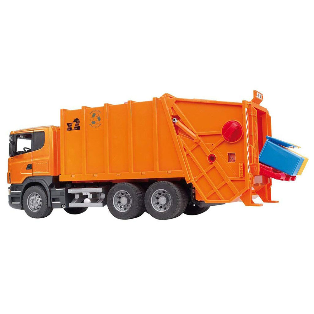 bruder garbage truck rear loader