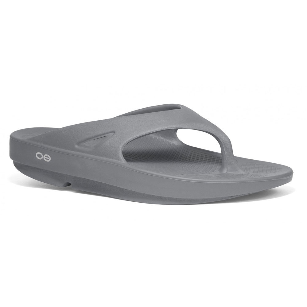 OOFOS OOriginal Slate Grey Thongs/Shoes Arch Support/Waterproof - Size ...