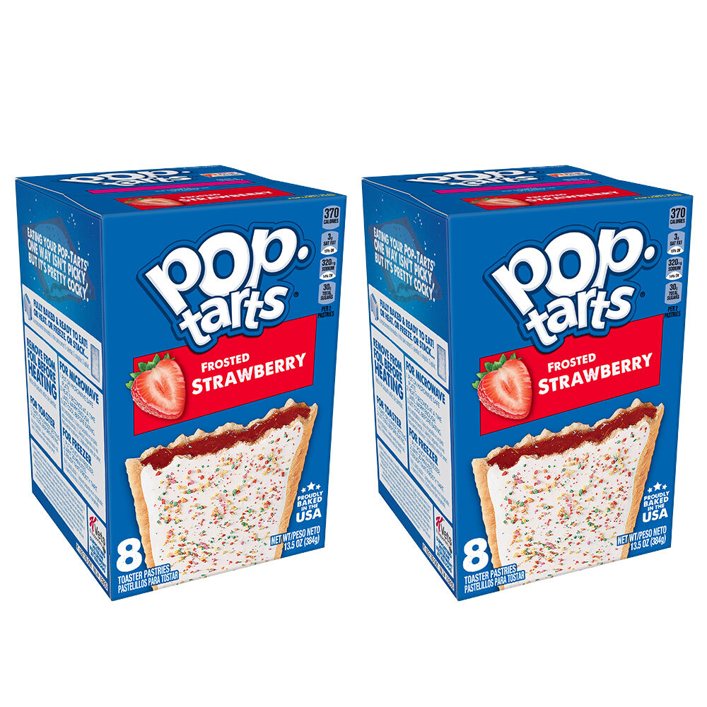 Kelloggs Pop Tarts Frosted Strawberry - 384 g