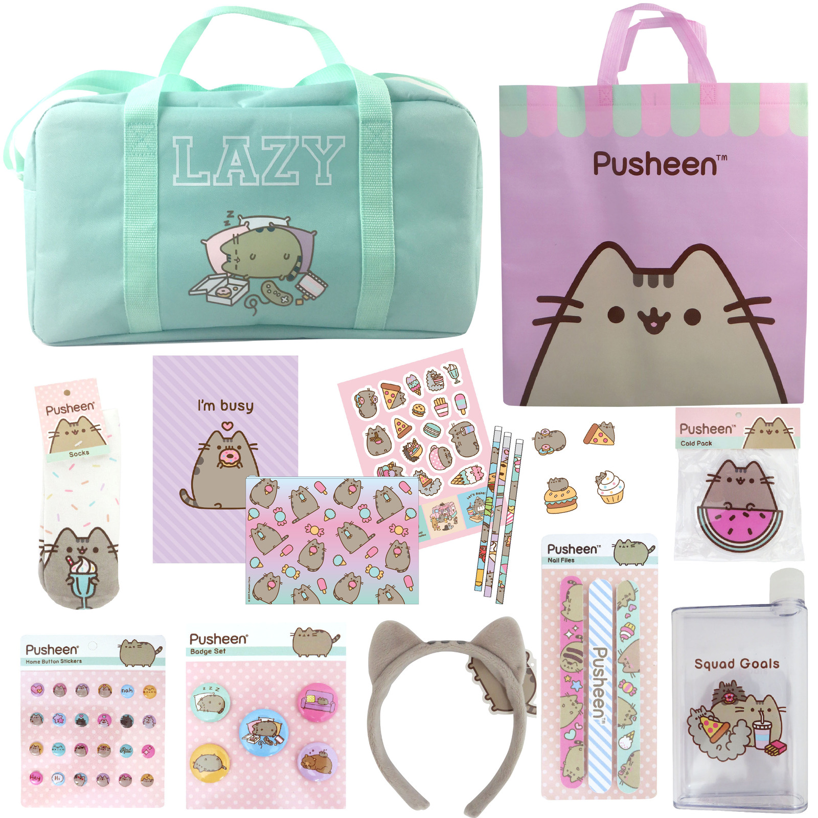 pusheen duffle bag