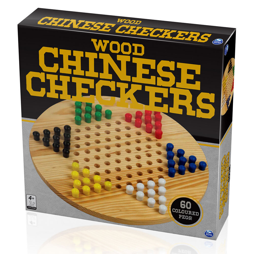 wooden chinese checkers game