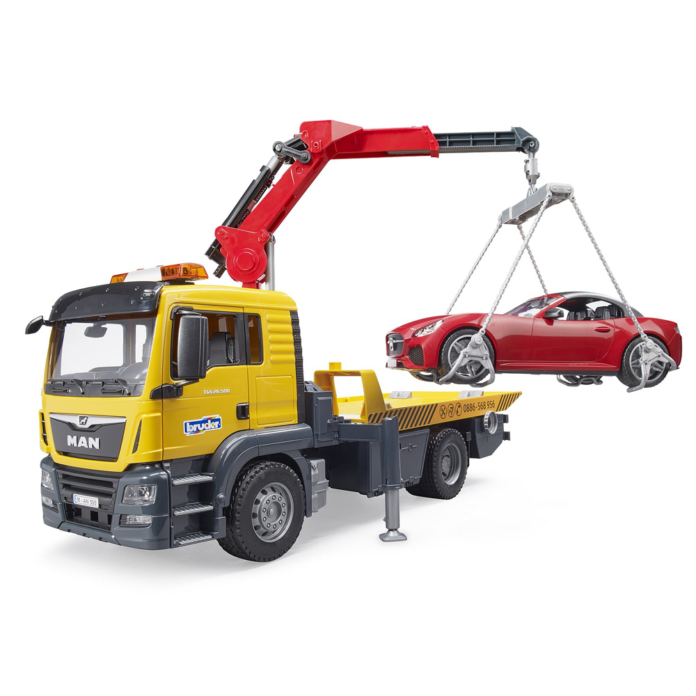 55cm tow truck and hot sale car