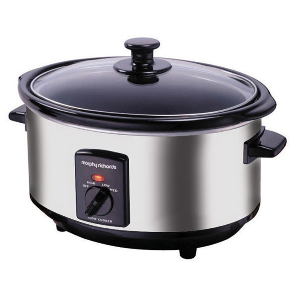 morphy richards stainless steel slow cooker