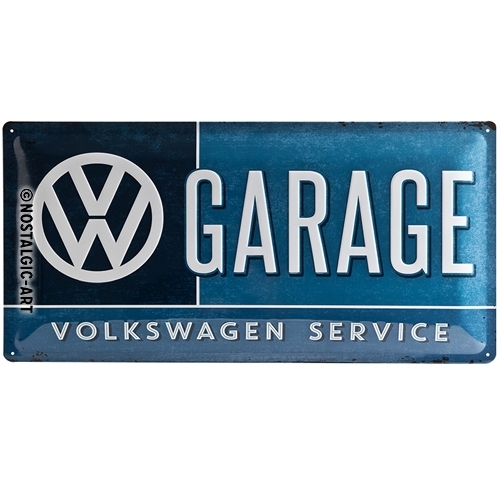 Nostalgic Art Wall Decor VW Garage 25x50cm Metal Long Sign - Online ...