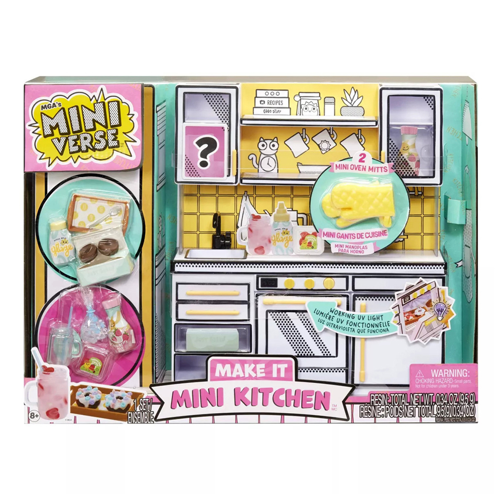 MGA's Miniverse Make It Mini Food Cafe Series 1 Breakfast Shop Bundle Mini Collectibles 4 Pack