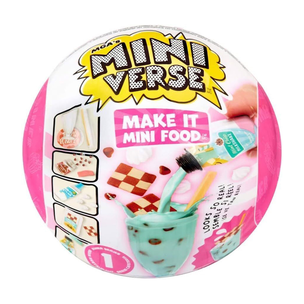 MGA's Miniverse Make It Mini Food Series 2 Dinner Mini Collectibles 3pk