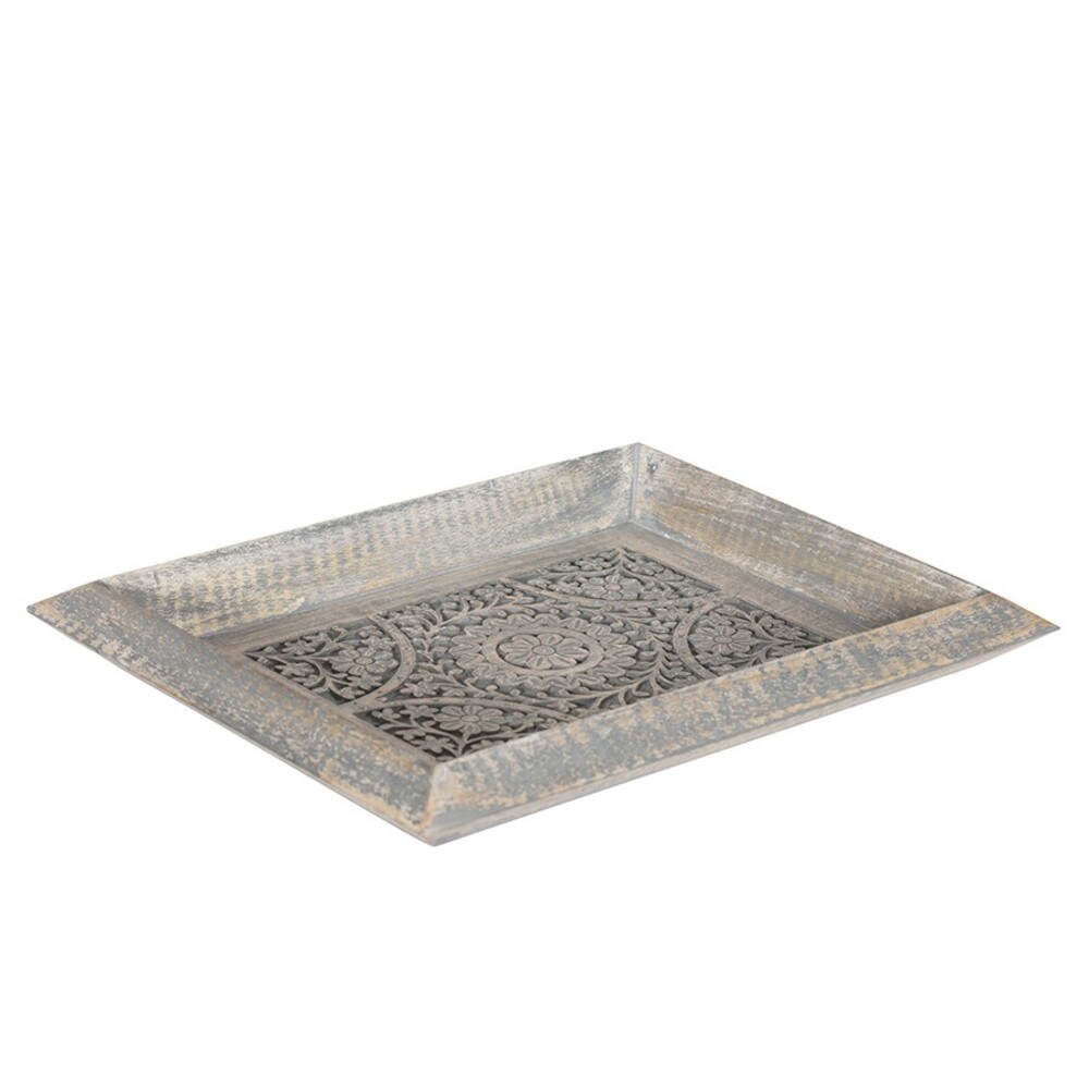 grey decorative tray