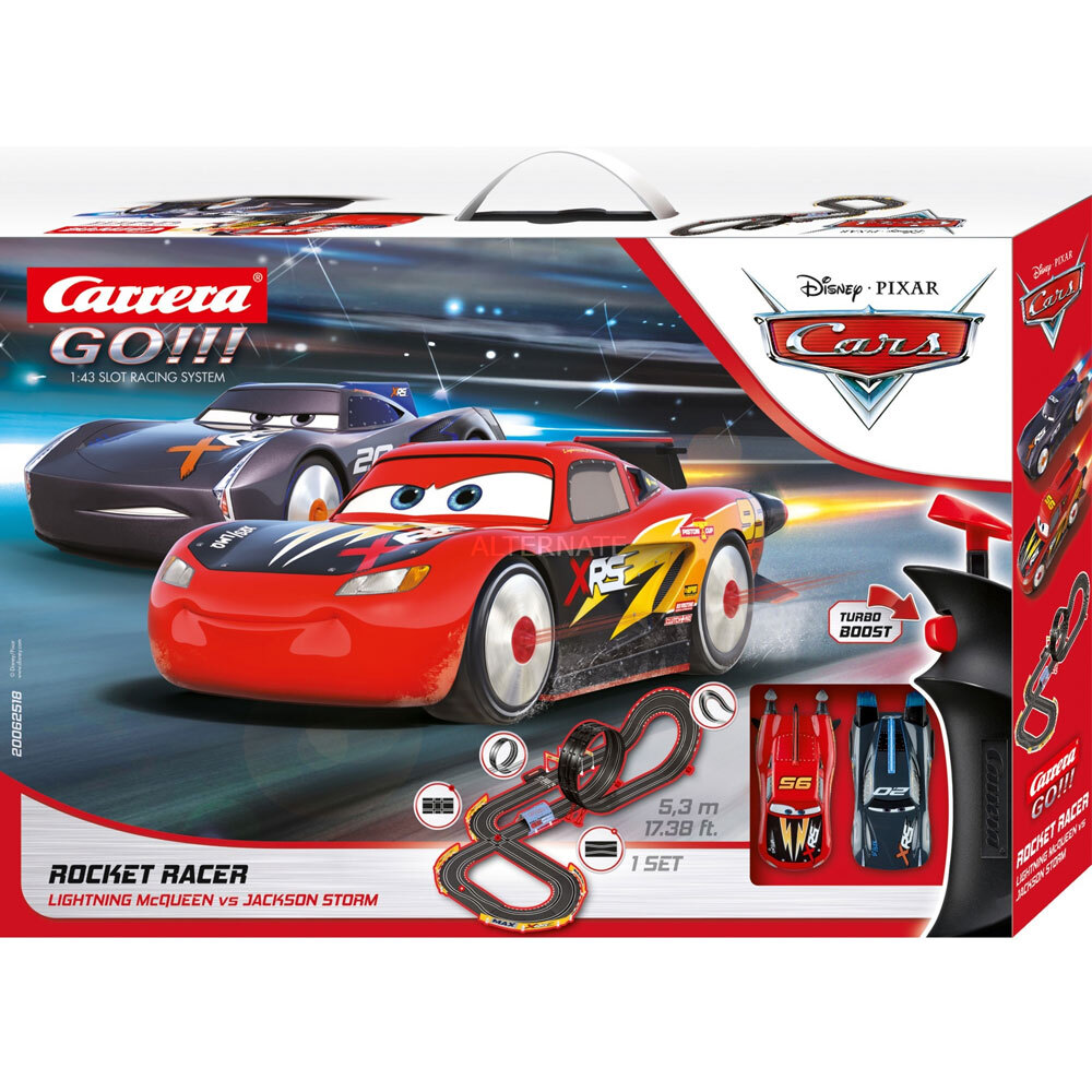 disney pixar slot racing system