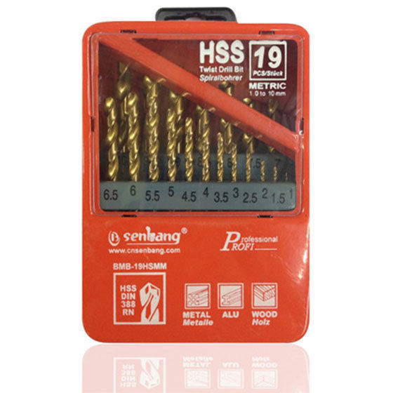 19pc HSS Twist Drill Bit Set Online | KG Electronic