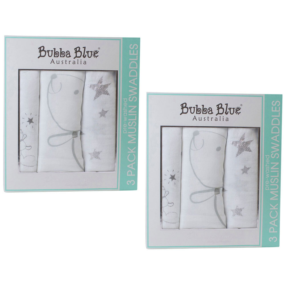 bubba blue muslin swaddles