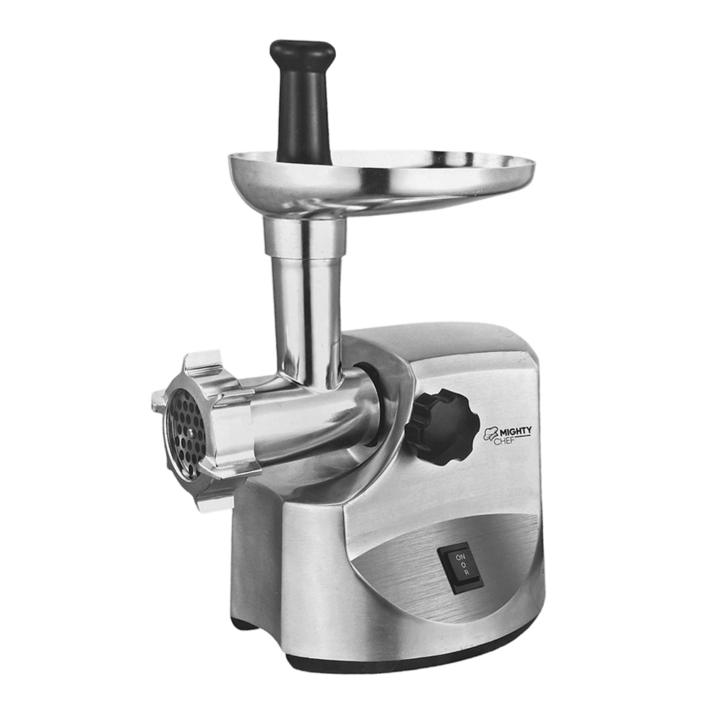 Mighty Chef Stainless Steel Electric Meat Mincer 1800W Set - Online ...