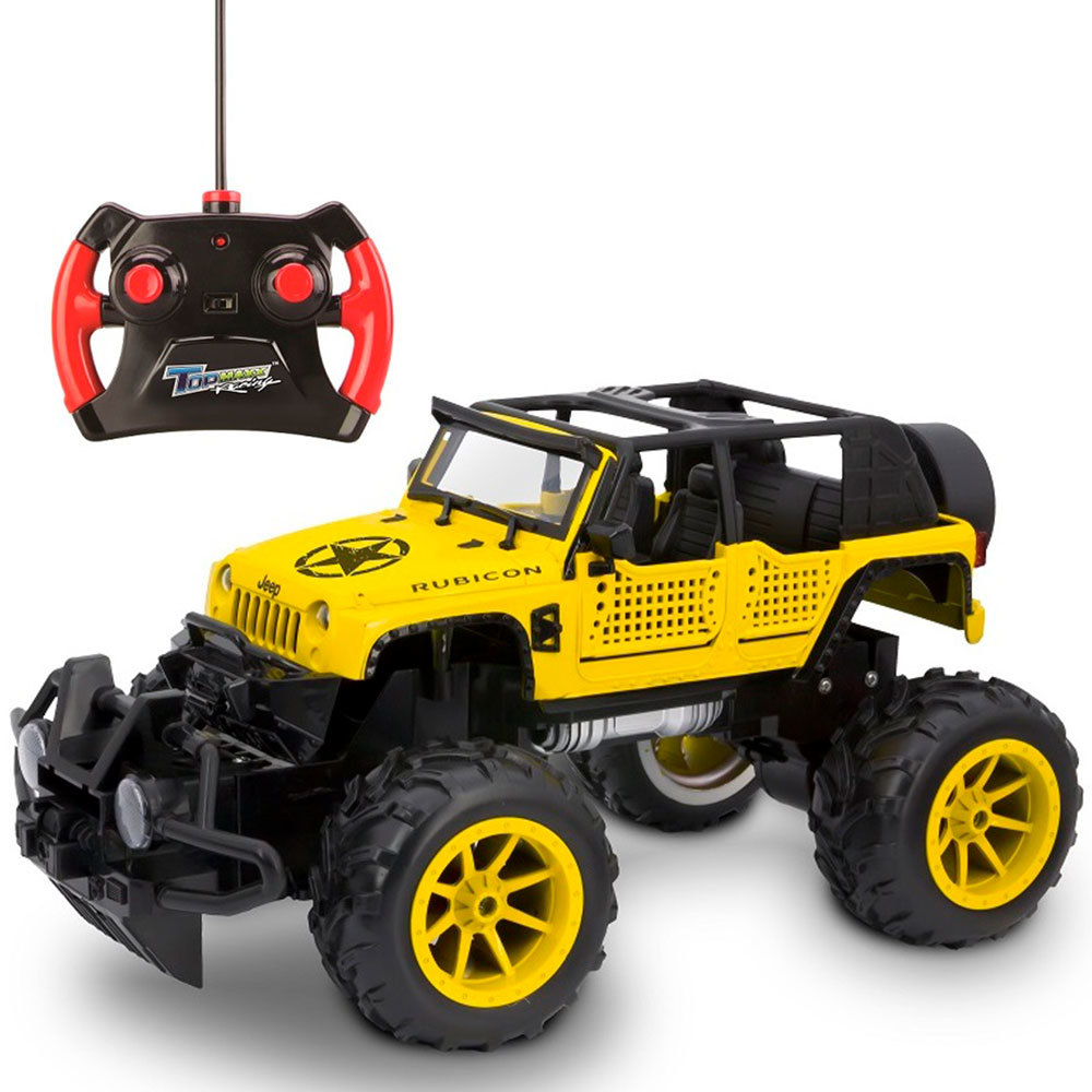 yellow kids jeep