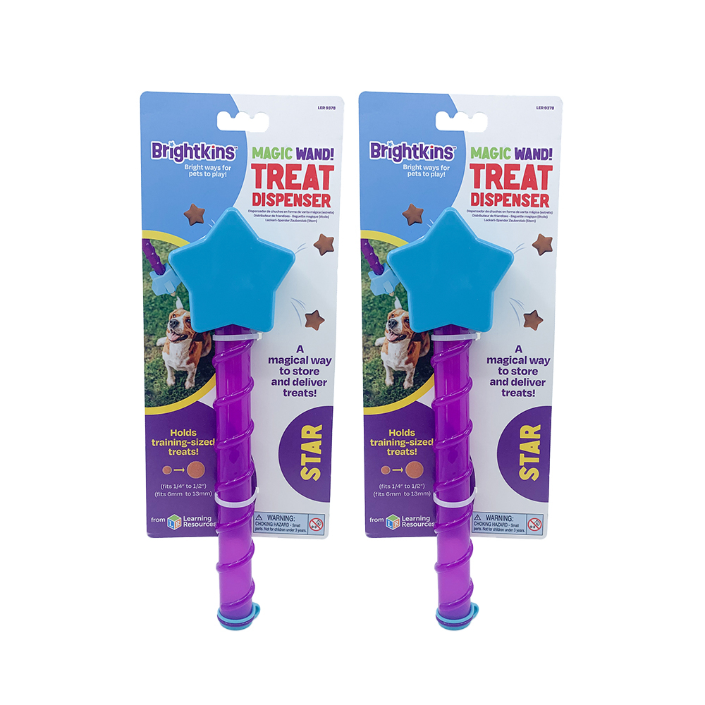 Brightkins Magic Wand Bolt Treat Dog Toy Dispenser