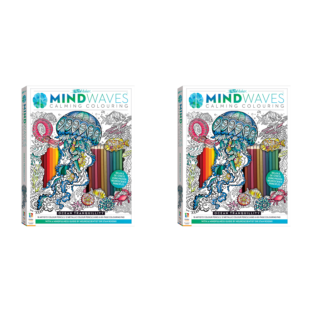 Mindwaves Calming Colouring Book - Joyful