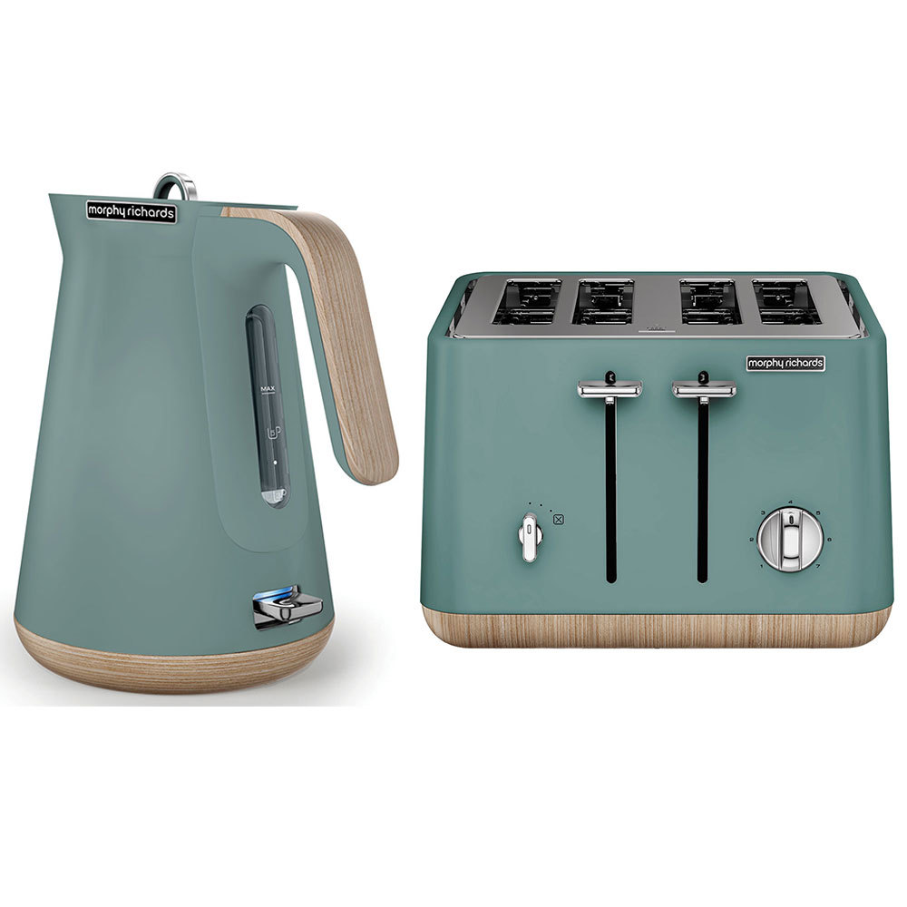 morphy richards kettle toaster and microwave set