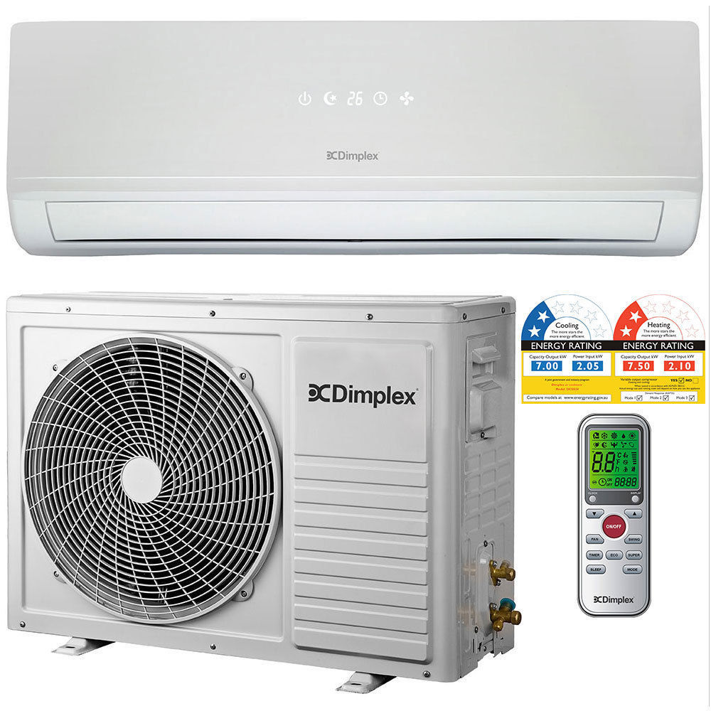 Dimplex DCSS24 7kW Inverter Reverse Cycle Split System/Air Conditioner ...