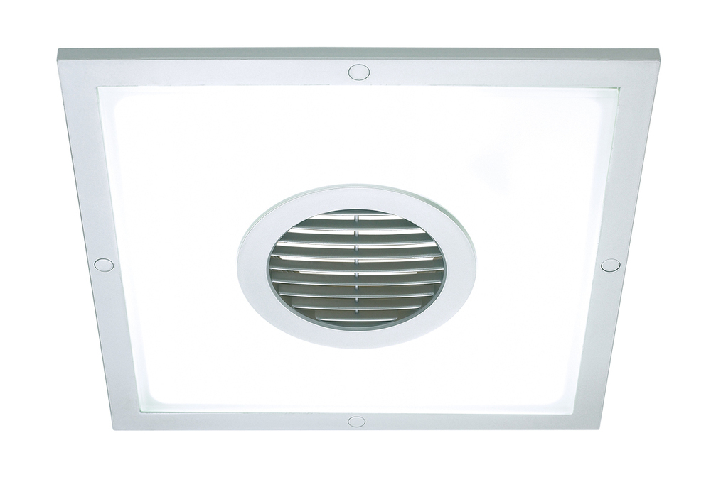 Heller 250mm Square Ceiling Light/Ducted Exhaust Fan/bathroom/laundry