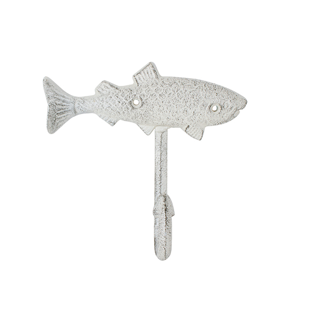 Maine & Crawford Baylor 16x15cm Cast Iron Fish Hook - White - Online | KG  Electronic