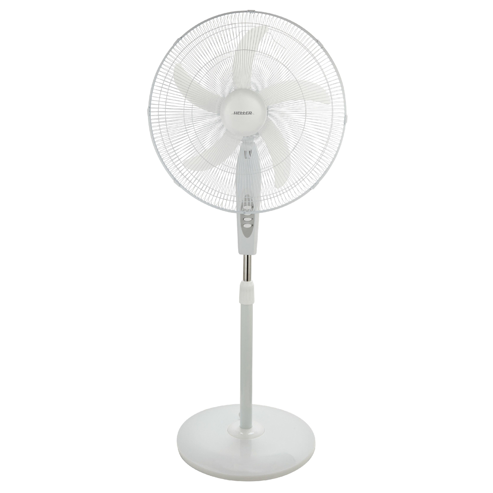 Heller Deluxe 50cm Pedestal Stand Fan Oscillating - White - Online | KG ...