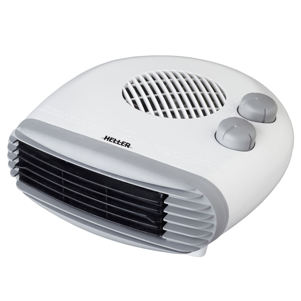 Details About Heller 2400w Electric Portable Low Profile Floor Desk Fan Heater W 2 Heating Set