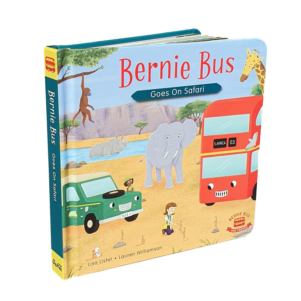 Indigo Jamm Hardcovered Short Story Book Bernie Bus Goes On Safari 12m ...