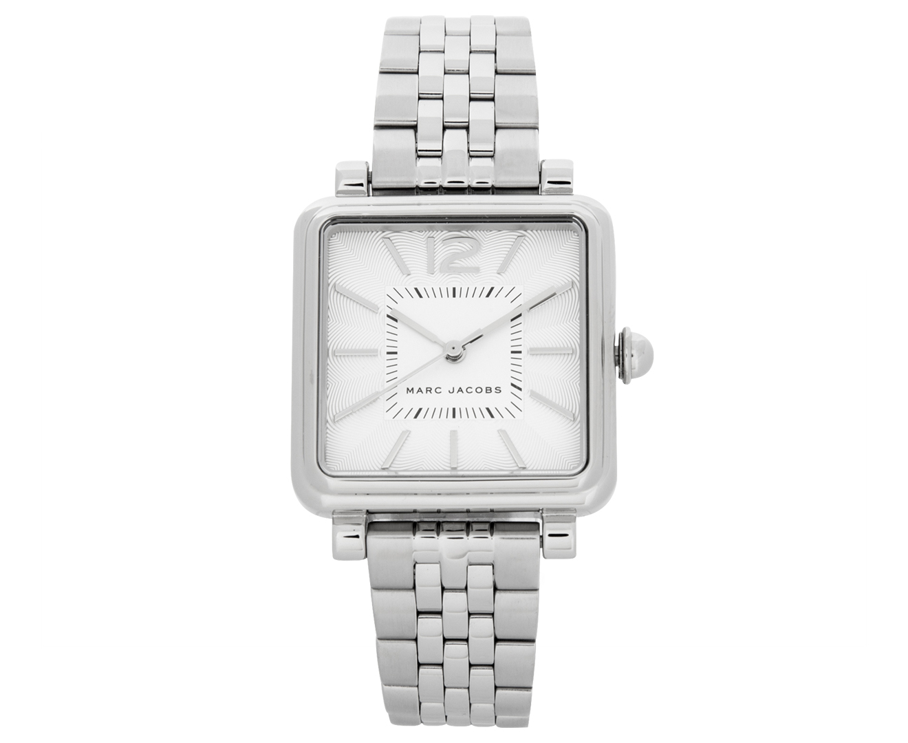 Marc Jacobs 30mm Square Vic Women Quartz Stainless Steel Wrist Watch ...