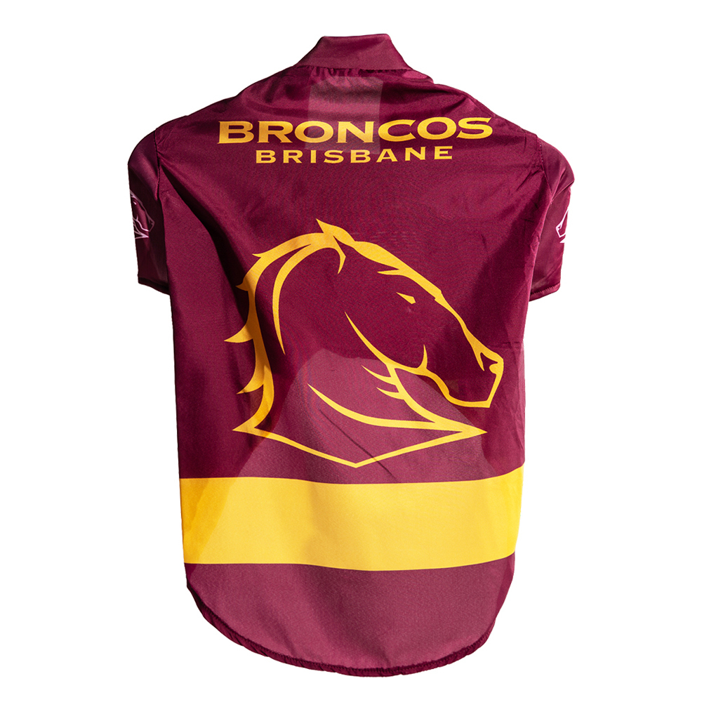 NRL Brisbane Broncos Pet Dog Sports Jersey Clothing S - Online