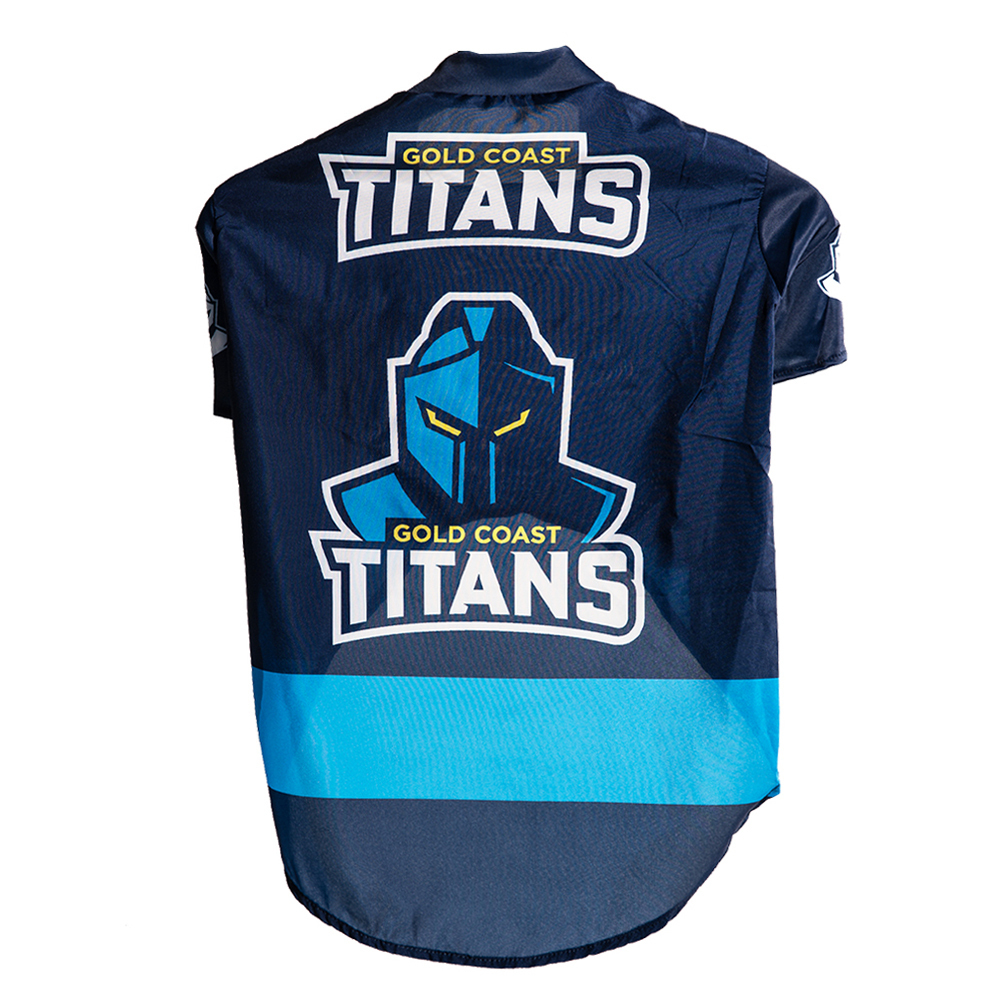 Buy NRL Gold Coast Titans Pet Dog/Puppy Sports Breathable Jersey