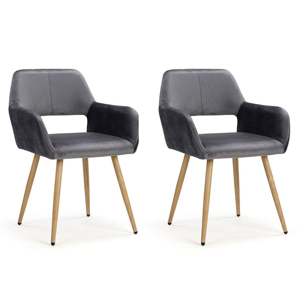 ovela velvet dining chairs